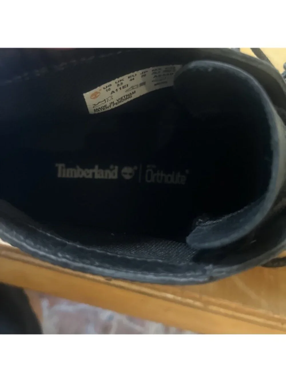 Timberland Alden Brook Leather Waterproof Chukka Black Size 10 US Ortholite